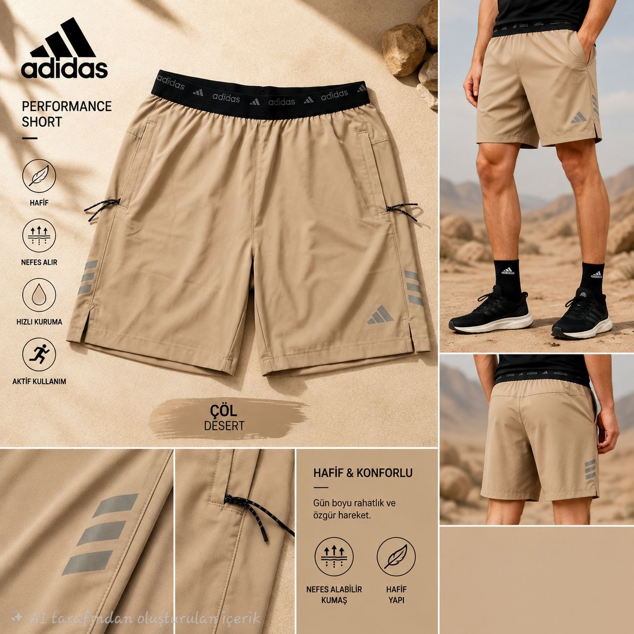 Adidas Şort görsel 3